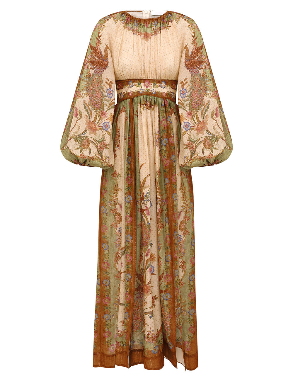 INDRA WAISTED MAXI DRESS