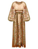 INDRA WAISTED MAXI DRESS