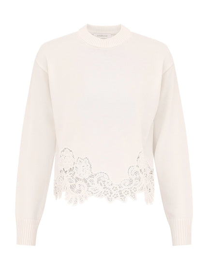 VALIANT MERINO LACE SWEATER