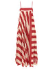 ROSELIGHT STRIPE MAXI DRESS