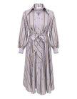 EMBLEM TUCK MIDI DRESS