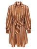 EMBLEM TUCK MINI DRESS