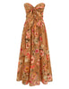 MAHON TIE FRONT MIDI DRESS