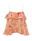 ROSELIGHT FRILL CAMI TOP