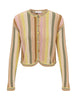 INDRA STRIPE CROCHET CARDIGAN