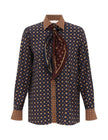 RELAXED SHIRT IN MULTI GEO PRINT