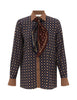 RELAXED SHIRT IN MULTI GEO PRINT