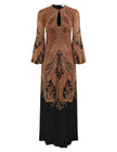 HYPNOTIC CAPED MAXI DRESS