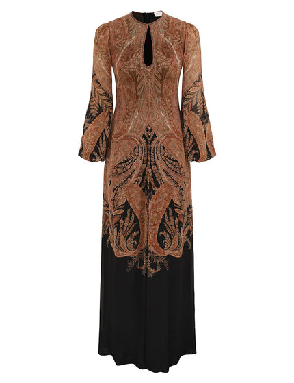 HYPNOTIC CAPED MAXI DRESS