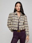 KASEY SEQUINED TWEED JACKET