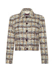 KASEY SEQUINED TWEED JACKET