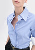 FITTED SHIRT IN STRIPED POPLIN