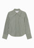 FITTED SHIRT IN STRIPED POPLIN