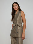 HARPER LINEN BLEND VEST