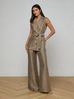 HARPER LINEN BLEND VEST