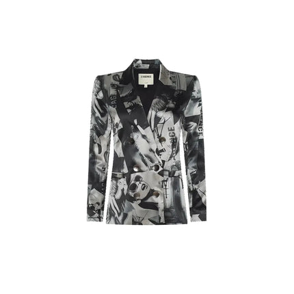 SENA SILK BLAZER IN LAGENCE MAGAZINE