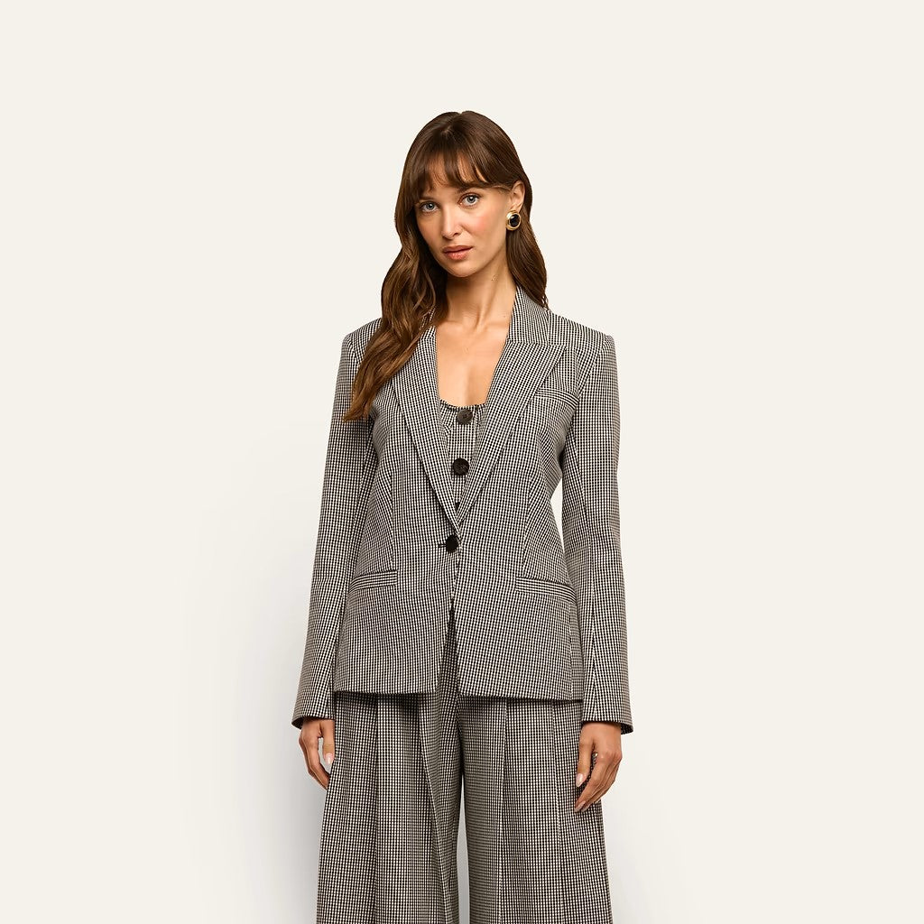 BLANCHE BLAZER IN HOUNDSTOOTH