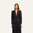 MISA BLAZER IN PINSTRIPE