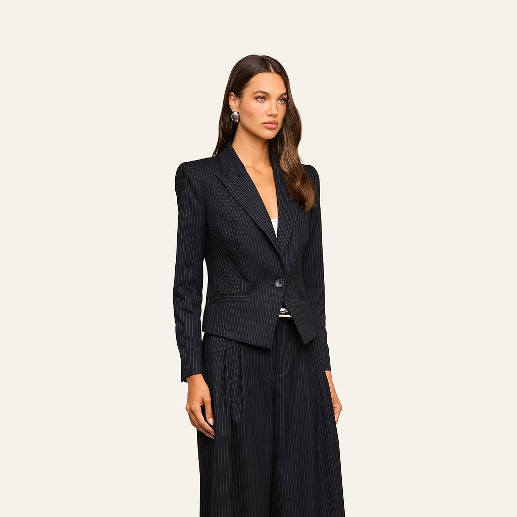 MISA BLAZER IN PINSTRIPE