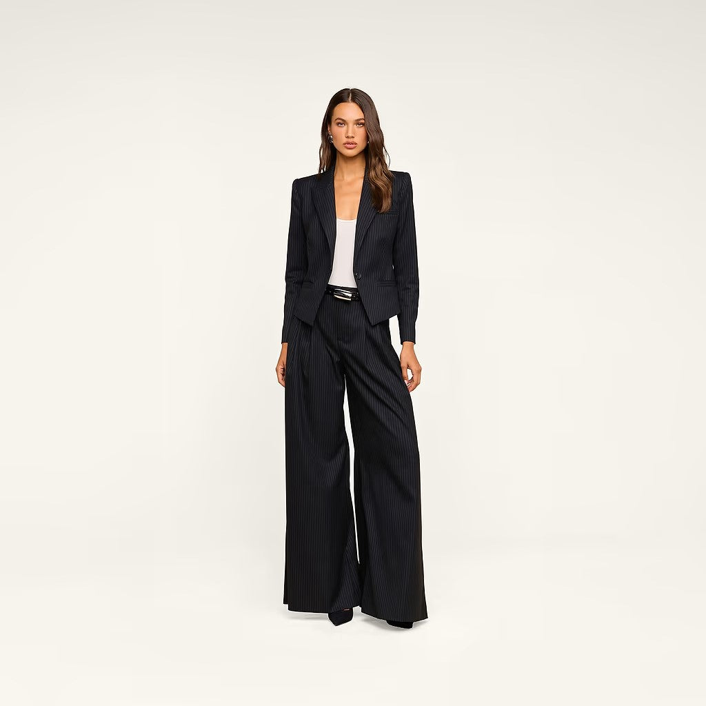 MISA BLAZER IN PINSTRIPE