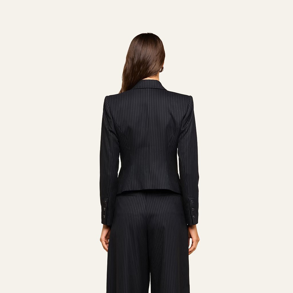 MISA BLAZER IN PINSTRIPE