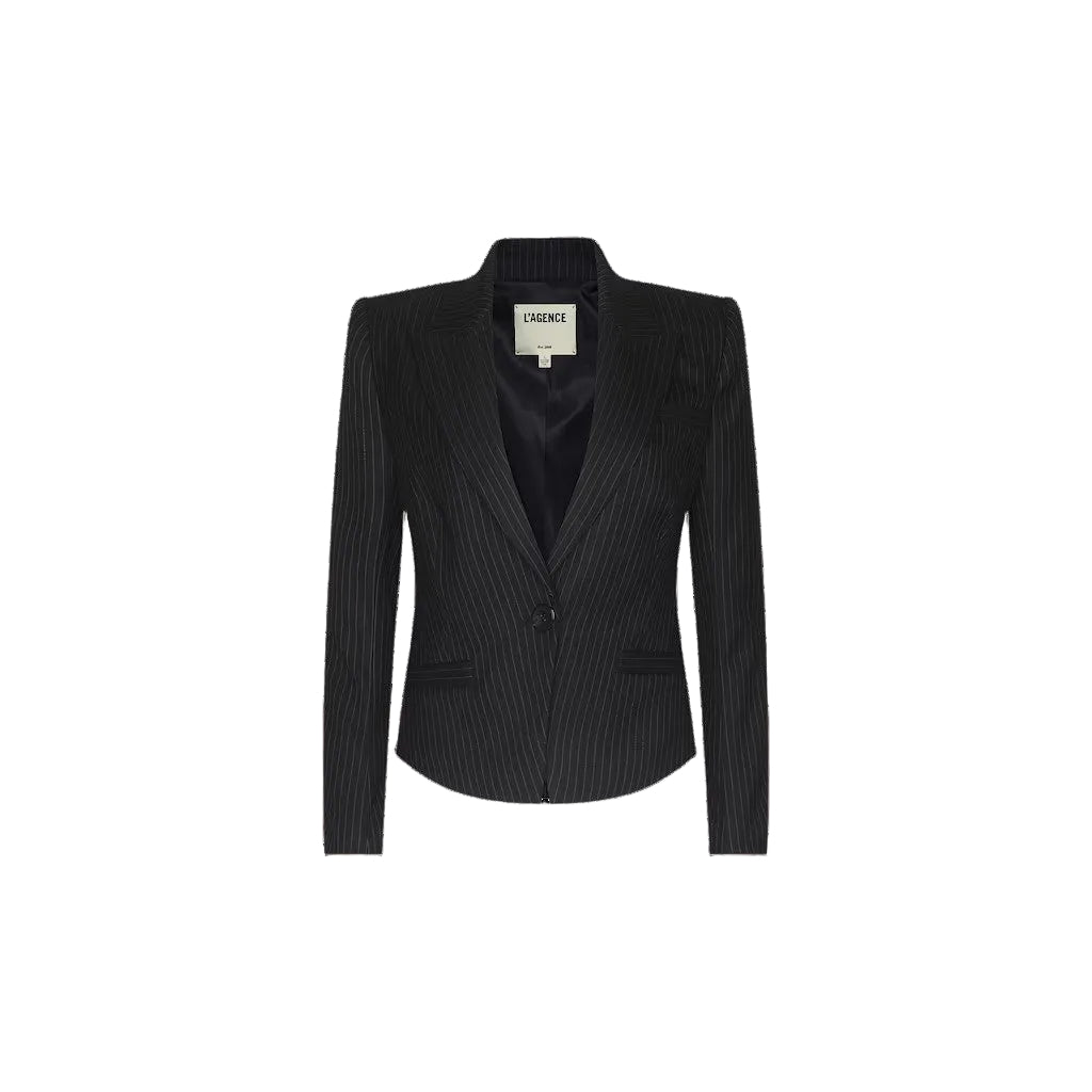 MISA BLAZER IN PINSTRIPE