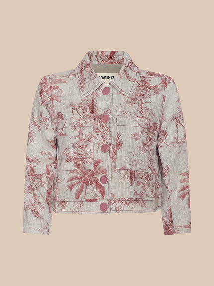 EDA CROPPED LINEN JACKET