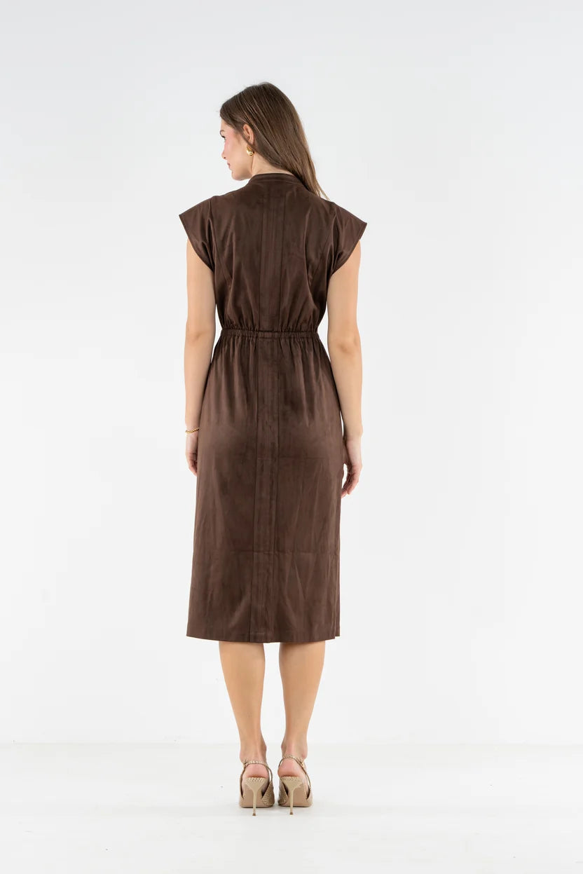 MAY DRESS IN FUDGE