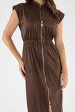 MAY DRESS IN FUDGE