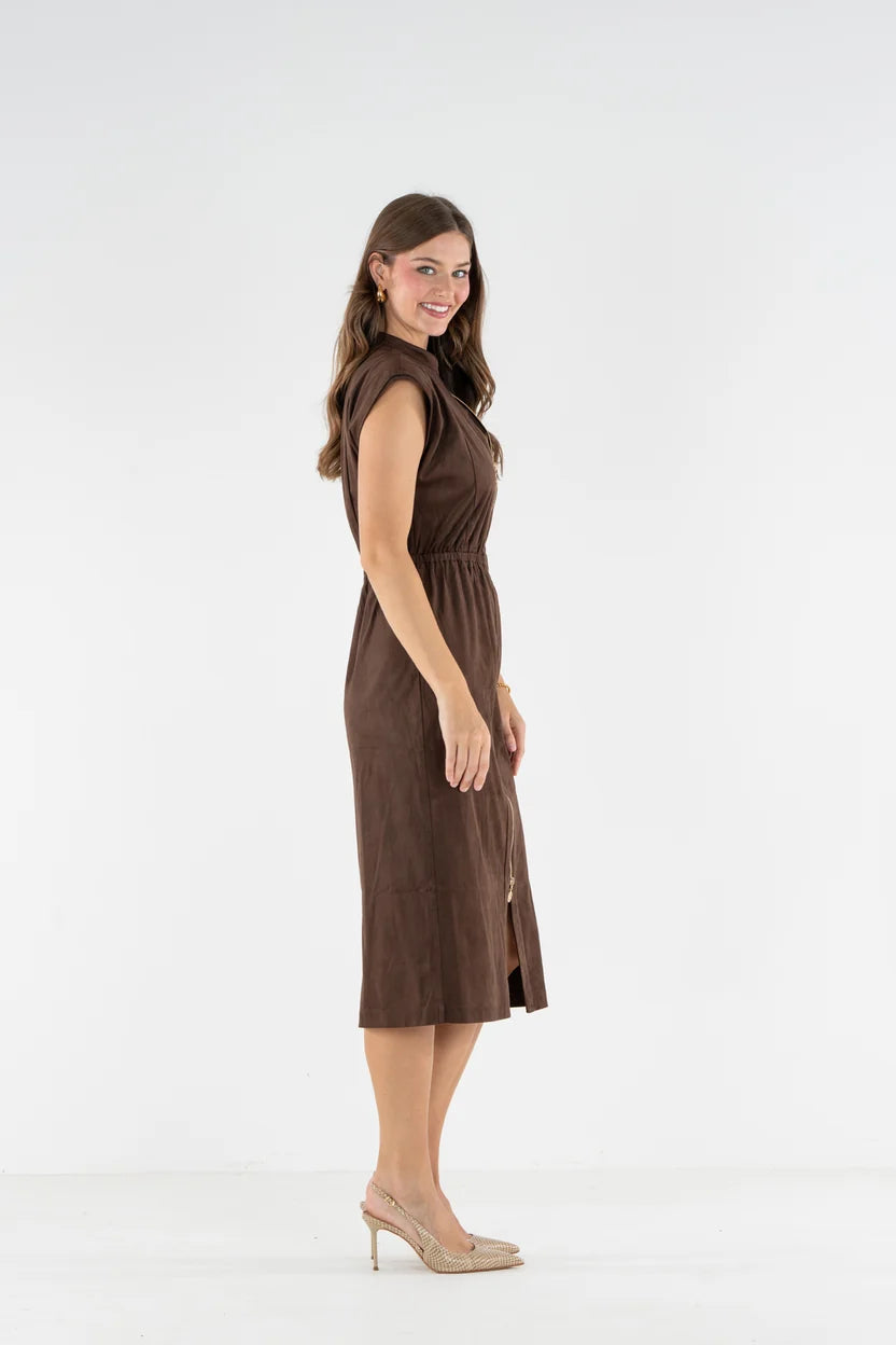 MAY DRESS IN FUDGE