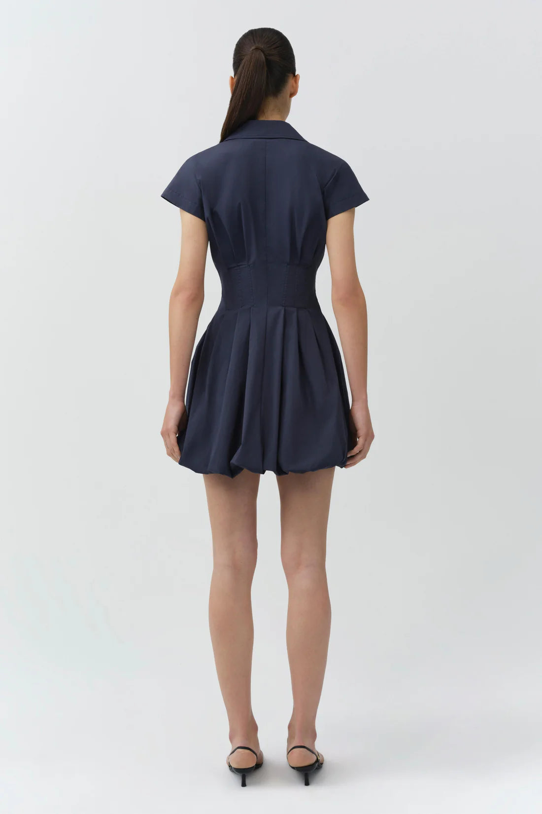 LIRINNE COTTON BUBBLE MINI DRESS