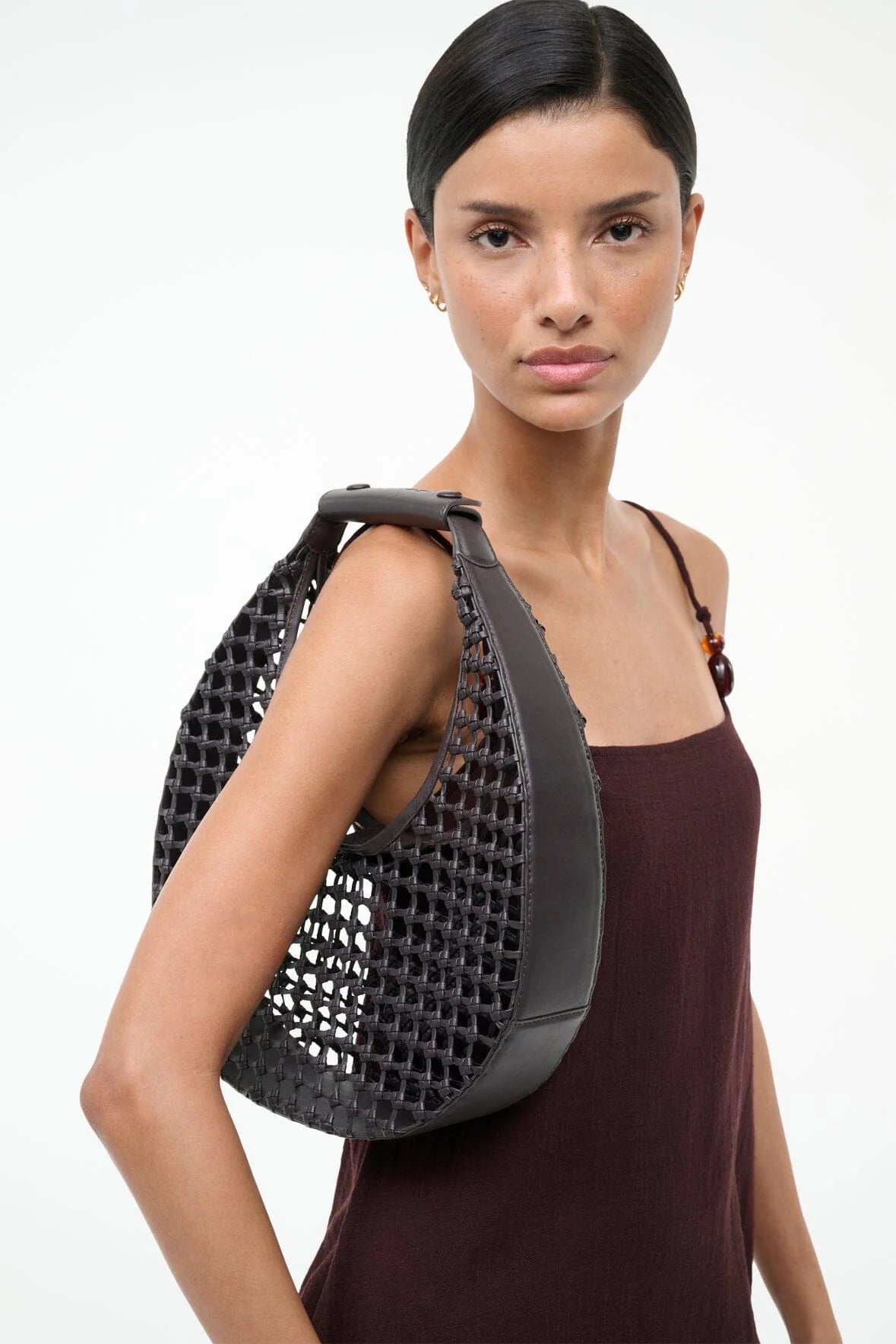 MOON HAND KNOTTED TOTE BAG