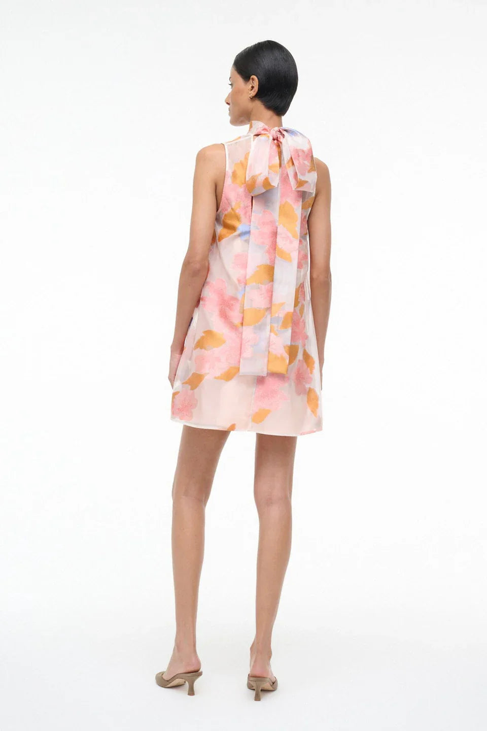 AKBEE MINI DRESS SPRING DAY JACQUARD