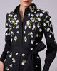 FLORAL EMBROIDERED MIDI DRESS