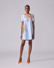 FLORAL EMBROIDERED MINI DRESS