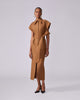 CAP SLEEVE COLUMN DRESS
