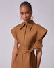CAP SLEEVE COLUMN DRESS