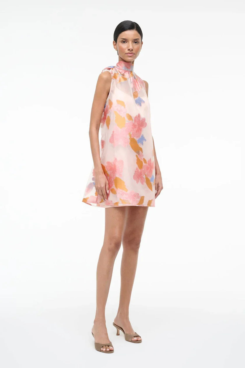 AKBEE MINI DRESS SPRING DAY JACQUARD