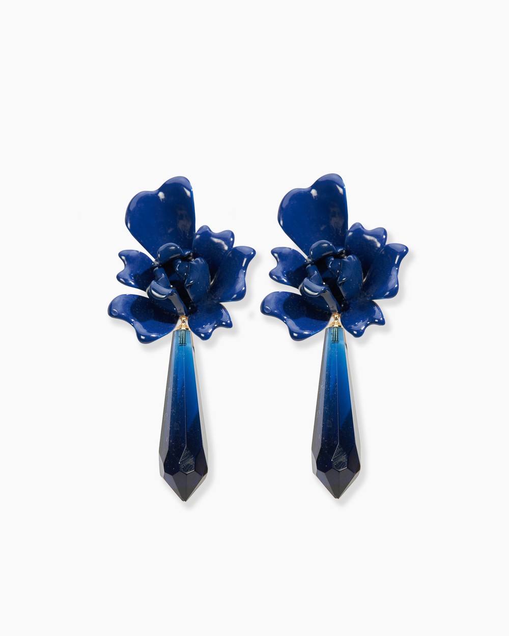 ENAMEL TULIP EARRINGS