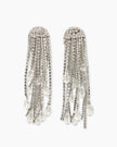 TEARDROP TASSEL EARRINGS CLIP ON