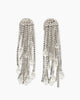 TEARDROP TASSEL EARRINGS CLIP ON