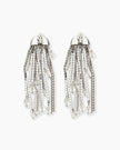 TEARDROP TASSEL EARRINGS CLIP ON