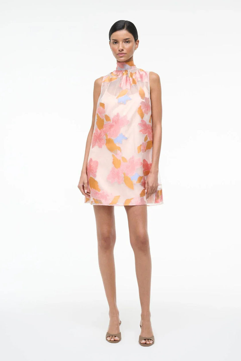 AKBEE MINI DRESS SPRING DAY JACQUARD