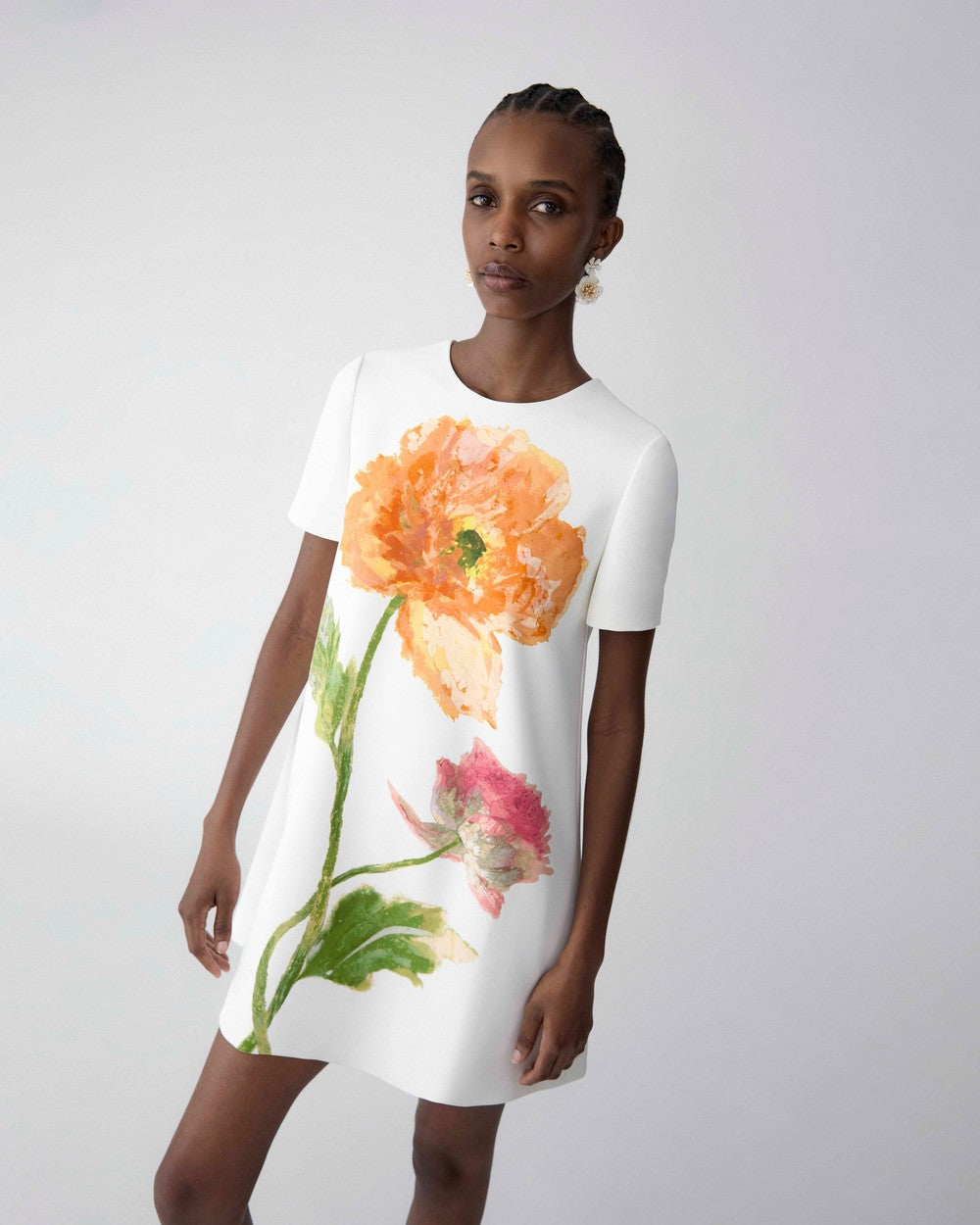 POPPY PRINT MINI DRESS