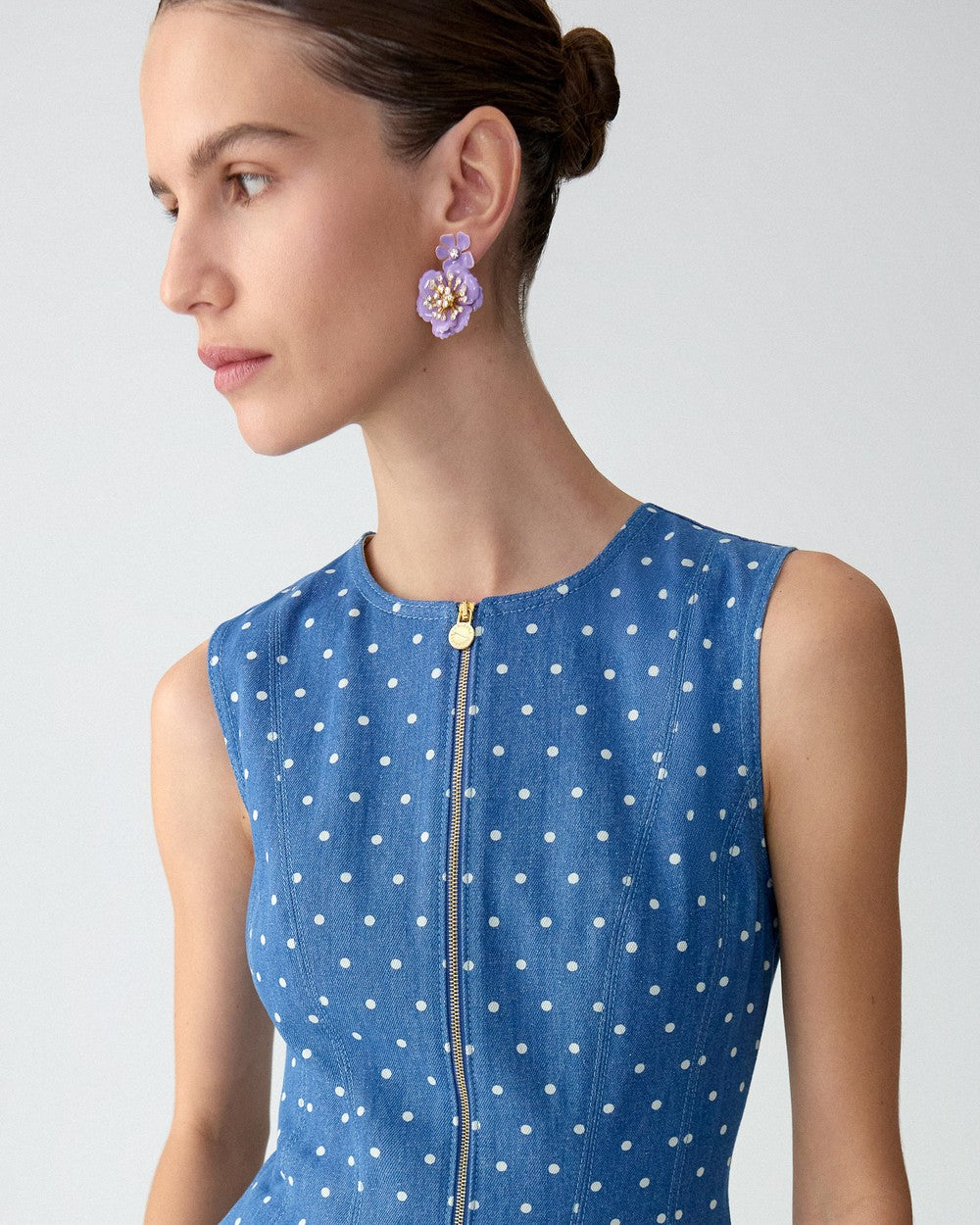 FLOWER DANGLE EARRINGS