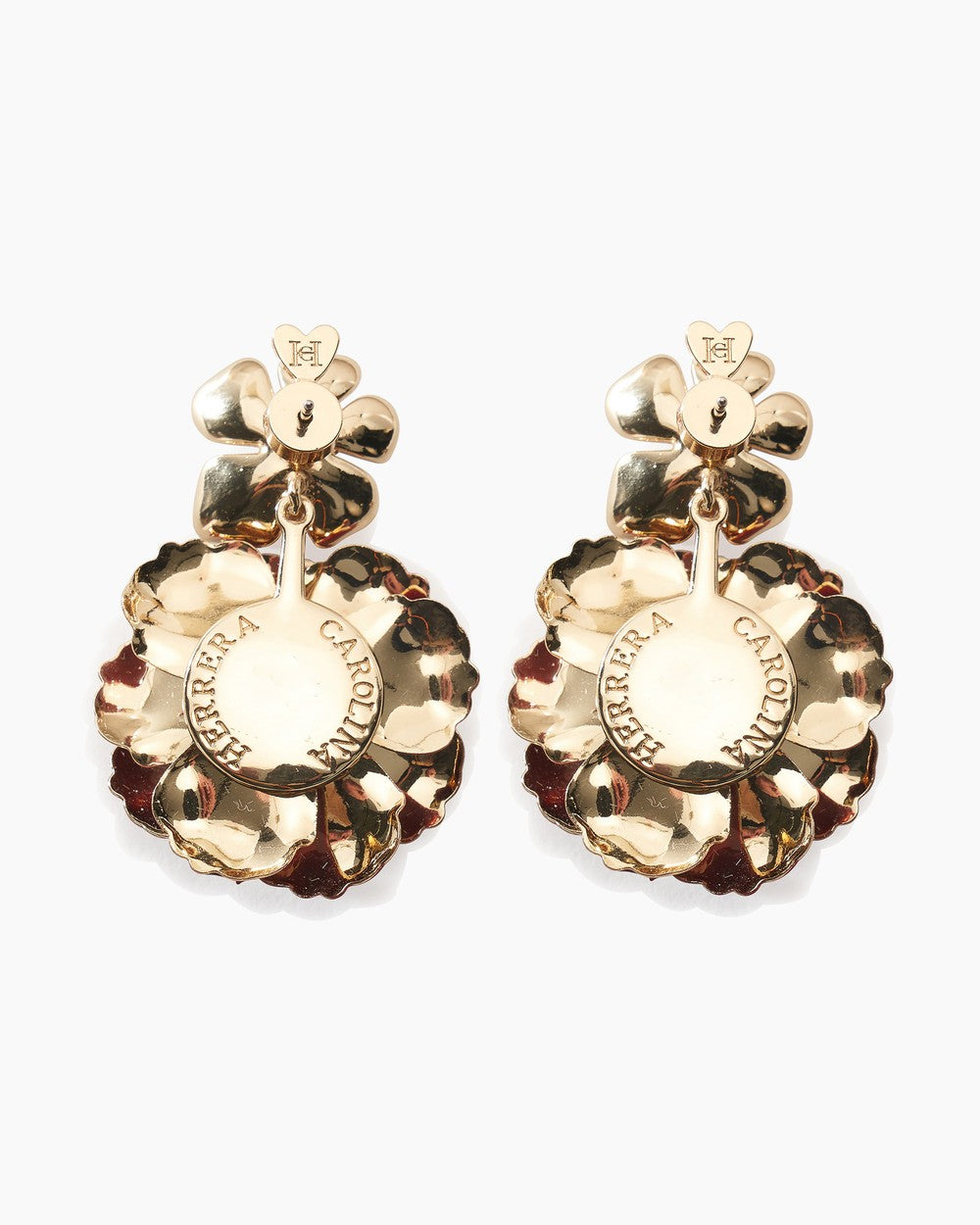 FLOWER DANGLE EARRINGS