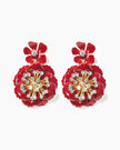 FLOWER DANGLE EARRINGS