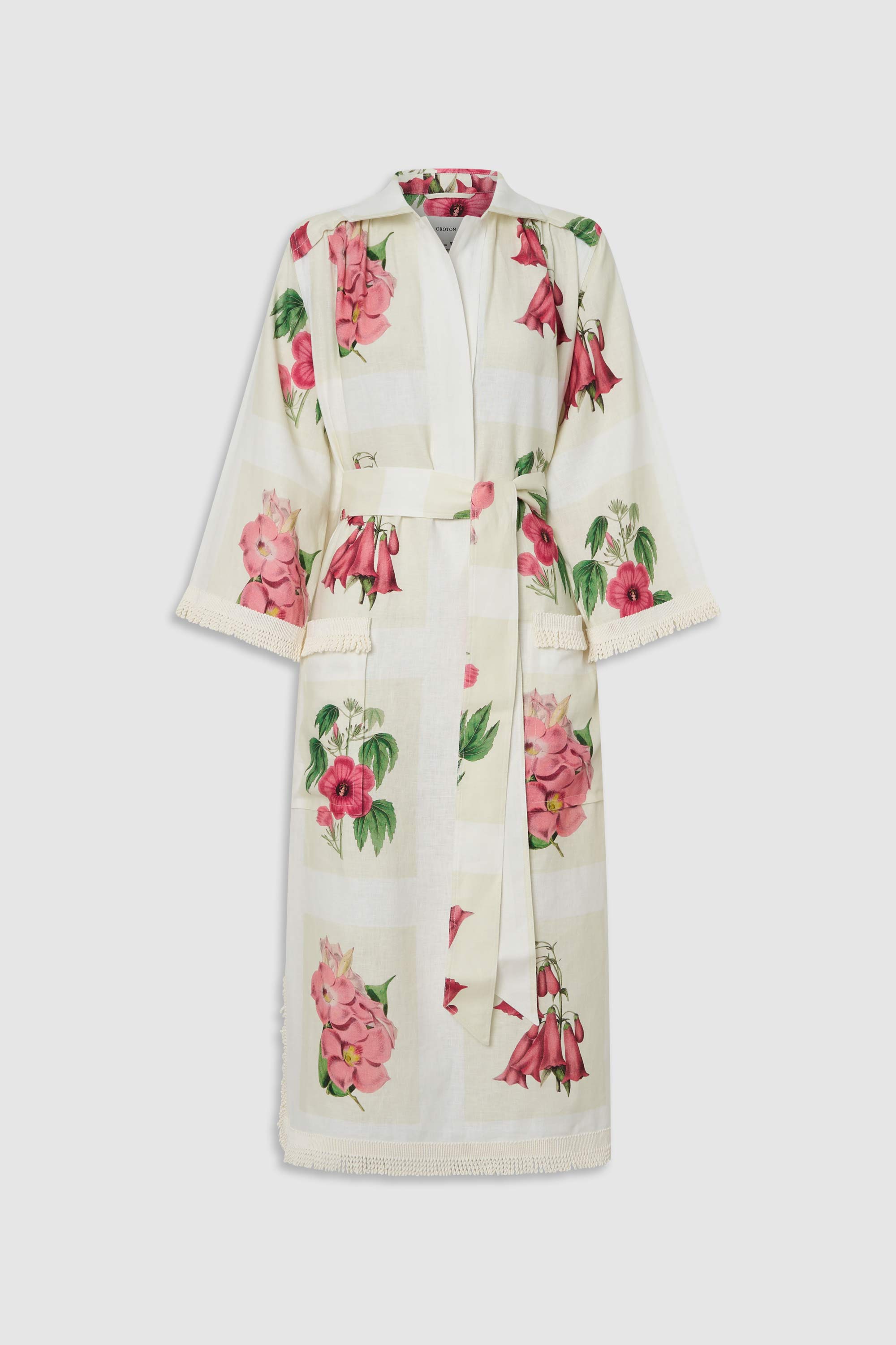 VERANDAH FLORAL LONG TUNIC DRESS