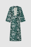 GARDEN TOILE EMBELLISHED LONG DRESS