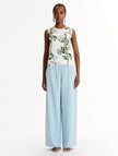 PORCELAIN FLOWER PRINTED TANK